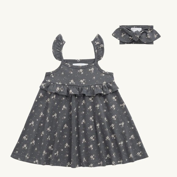 NWT - Jamie Kay Lulu Bloom Lava dress and matching headband